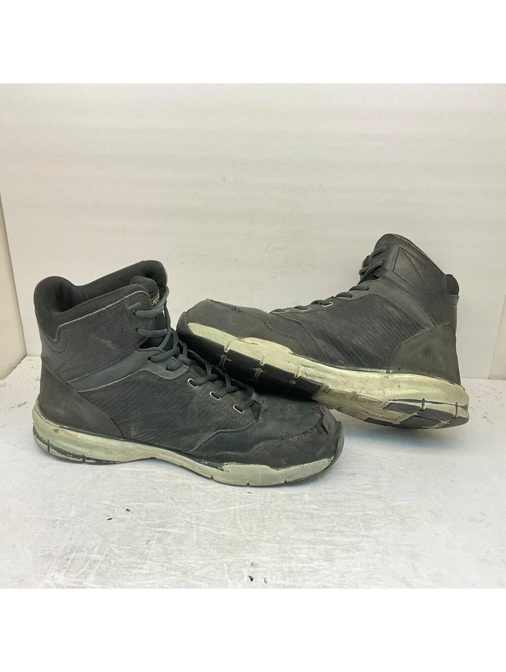 Dakota Men's 3617 Mid-Cut Quad Lite Steel Toe Steel Plate Shoes Black Size 12M